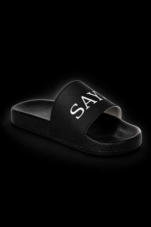 SAYSO Bold Women's Slides in black
