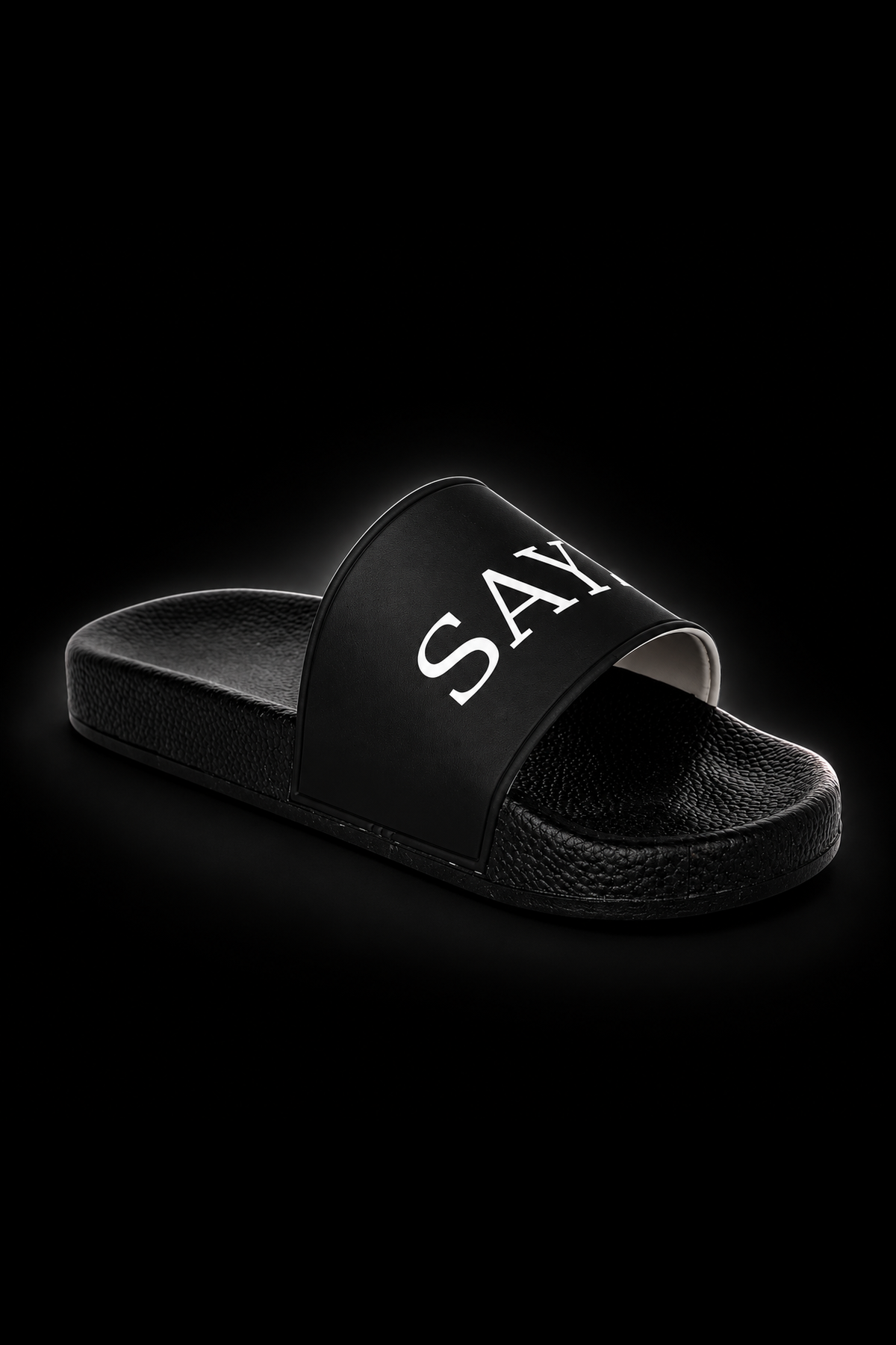 SAYSO Bold Men's Slides in black